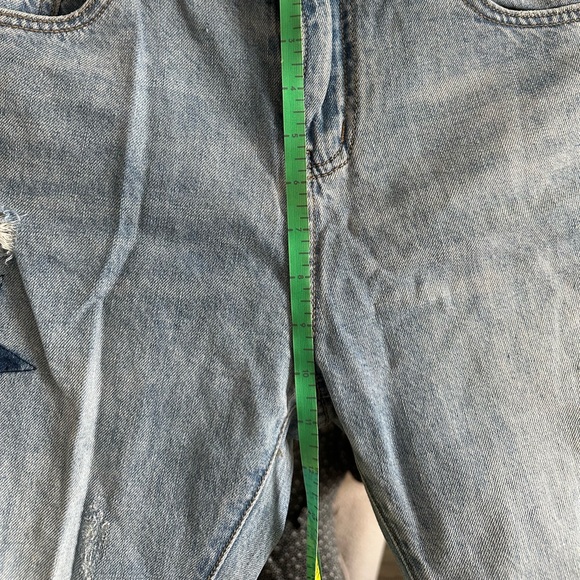 Doris Revolve Denim Boyfriend Star Stitching Jeans - Picture 9 of 16